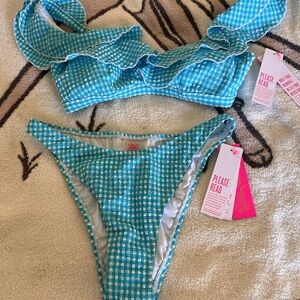 Lilly Pulitzer Blue Gingham Bikini